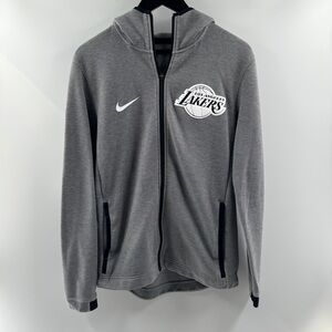 Los Angeles Lakers Nike Heathered Grey Zip-Up Jacket – Men’s Size Small, NBA